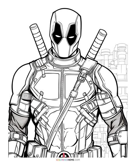 The Merc's Many Faces: Creative Categories of Deadpool Coloring Pages