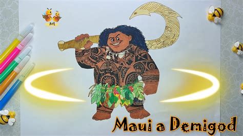 The Mighty Demigod: Maui-Centric Coloring Adventures