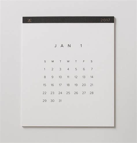 The Minimalist's Dream: Clean & Simple Calendars