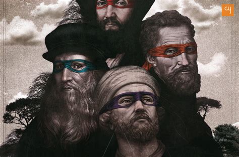 The Original Four: Leonardo, Donatello, Michelangelo, Raphael