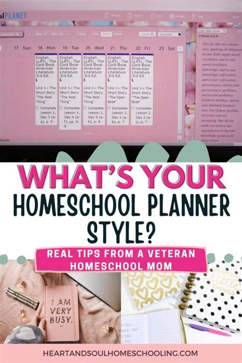 The "Perfect" Planner for Different Homeschool Styles