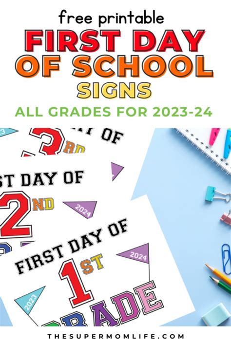 The Perfect Sign for Every Student: Creative Printable First Day of School Sign Categories