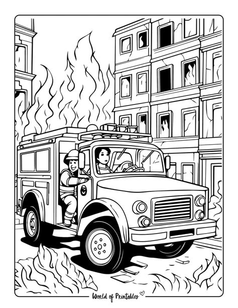 The Power of Color: Why Fire Truck Coloring Pages Matter