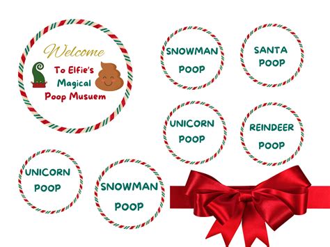 The Printable Powerhouse: Essential Signs & Labels for Your Elf Poop Museum