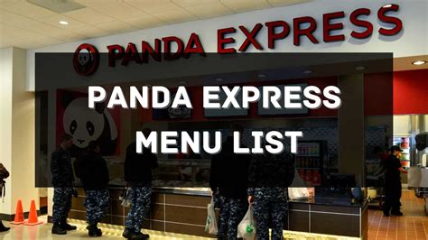 The Quest for Convenience: Why a Panda Express Printable Menu?