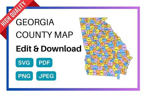 The Quest for the Perfect Map: Why a Printable Georgia County Map Matters
