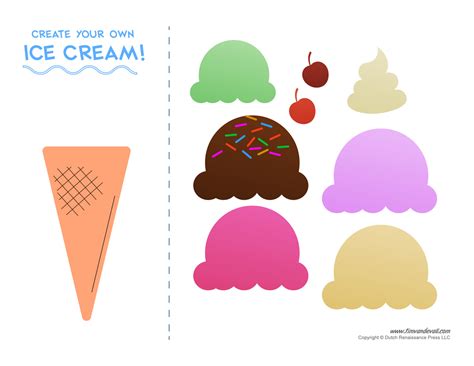 The Scoop: Creative Ice Cream Cone Printable Ideas!