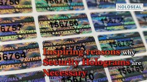The Serious Side: Why True Security Holograms Aren't DIY