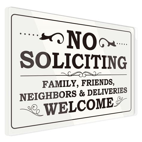 The Silent Guardian: Why a "No Soliciting" Sign is Your Home's Best Friend