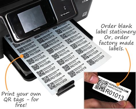 The Tech Savvy: QR Code & NFC Printable Asset Tags