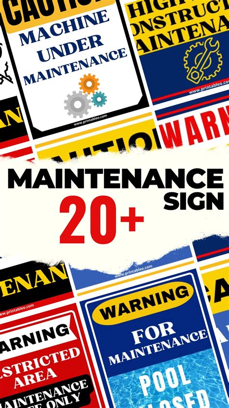 The "Temporary & Maintenance" Sign