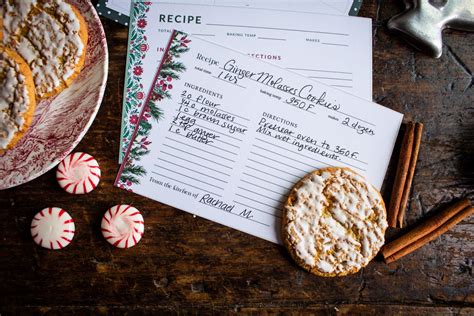 The Thoughtful Host's Helper: Printable 12 Days of Christmas Recipe Cards & Food Labels