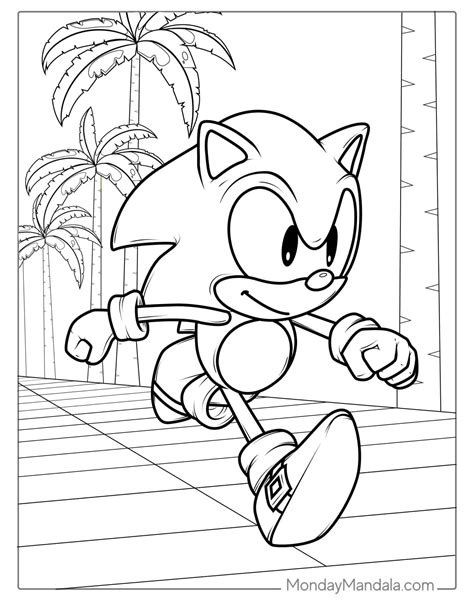The Ultimate Collection: Diverse Free Printable Sonic Coloring Pages for Every Fan
