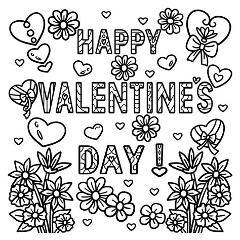 The Versatility of Printable Coloring Pages This Valentine's Day