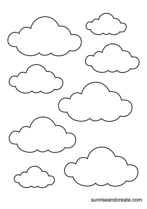 The Whimsical World of Cloud Stencils: Why They're a Crafting Essential