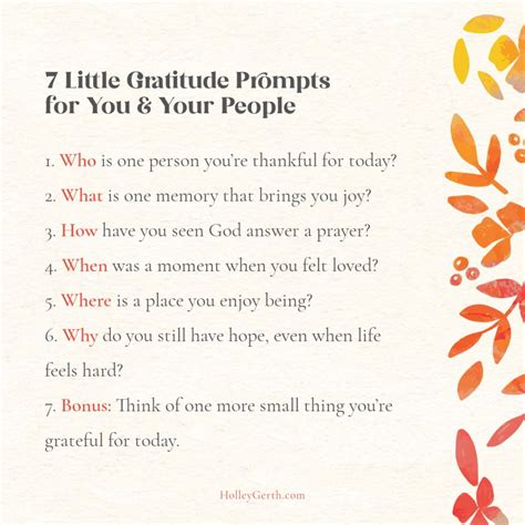 The "Why" Behind the Words: Gratitude Prompts