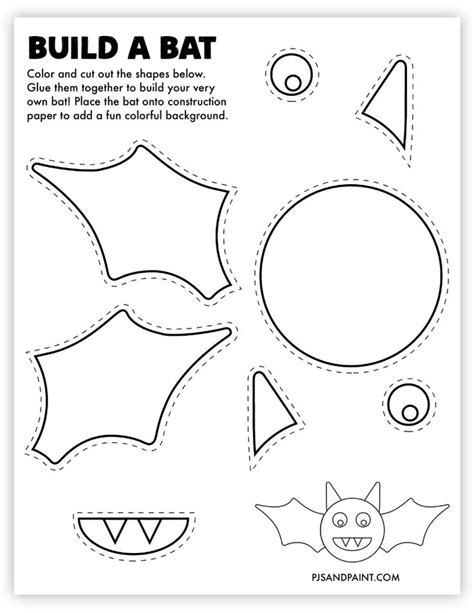 Thematic Crafting: Beyond the Basic Bat & Ghost with Printable Designs