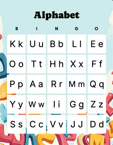 Theme-Based Adventures: Engaging Alphabet Bingo Themes