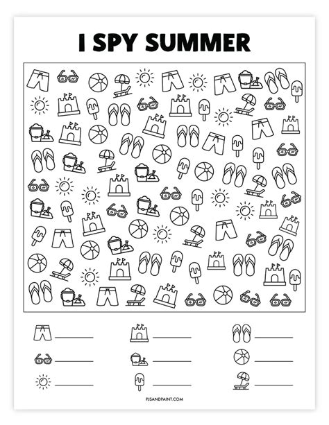 Theme Park of Printables: Diverse I Spy Themes