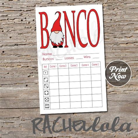 Themed Fun: Holiday & Seasonal Bunco Scorecards