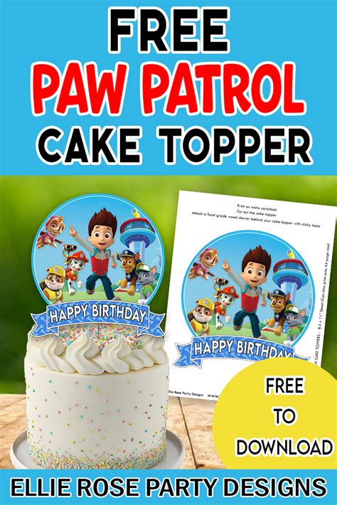 Themed & Special Occasion Paw Patrol Printables