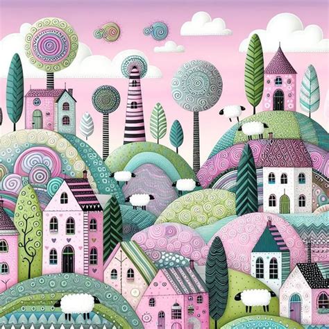 Themed Tree Templates: Whimsical Worlds of Wonder