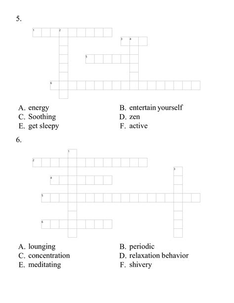 Therapeutic & Mindful Moments: Stress Relief with Large Print Crosswords