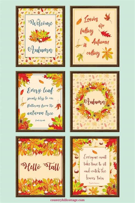 Thoughtful Gifts & Greeting Card Printables for Autumn Warmth