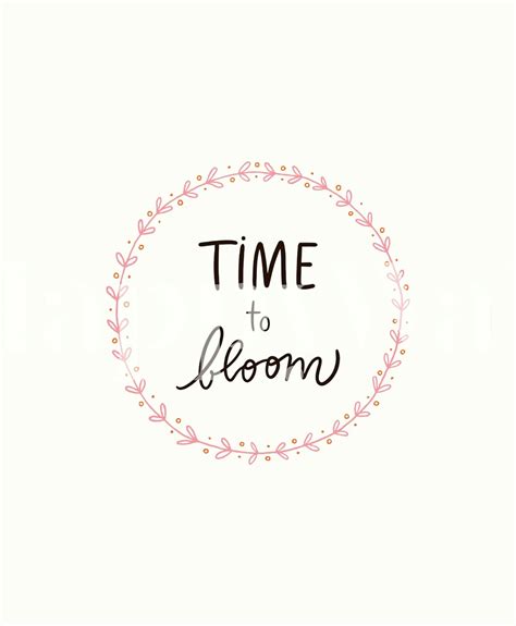 Time to Bloom!