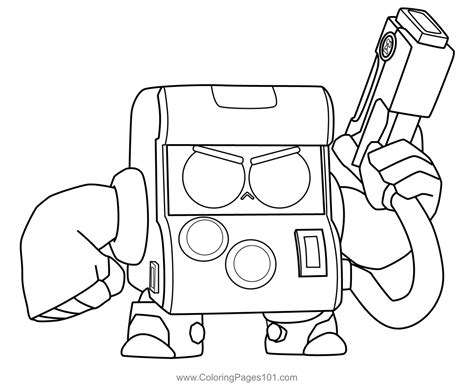 Tiny Brawlers, Big Smiles: Cute & Chibi Brawl Stars Coloring Pages