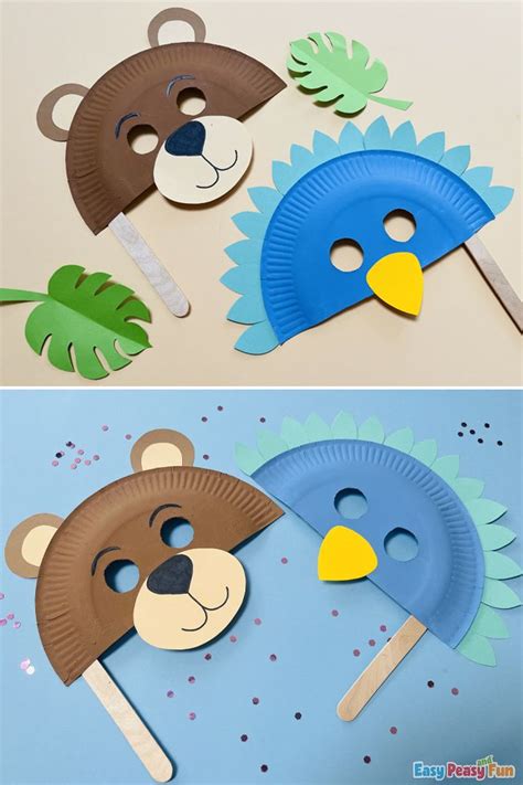 Tiny Hands, Big Fun: Easy-Peasy Mask Templates for Kids