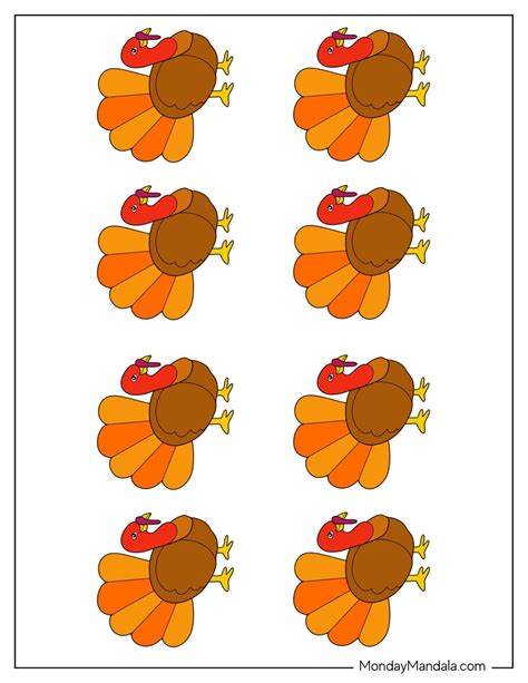 Tiny Turkeys' Delight: Printables for Toddlers & Preschoolers