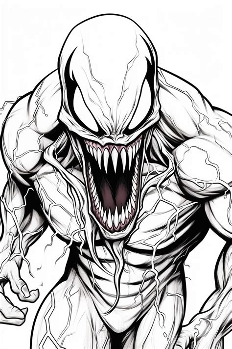 Tips for Bringing Your Venom Coloring Pages to Life