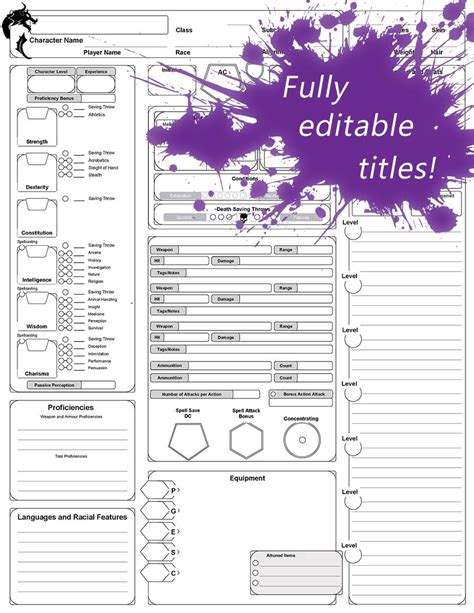 Tips for Choosing and Using Your Printable 5e Character Sheet