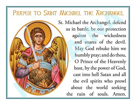 Tips for Deepening Your Connection with the St. Michael Prayer Printable