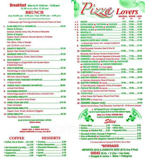 Tips for Making the Most of Your Donatos Printable Menu