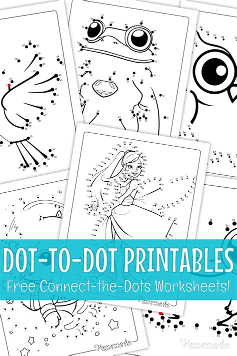 Tips for Making the Most of Your Free Dot to Dot Printables