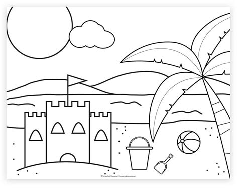Tips for Making Your Beach Coloring Pages Pop!