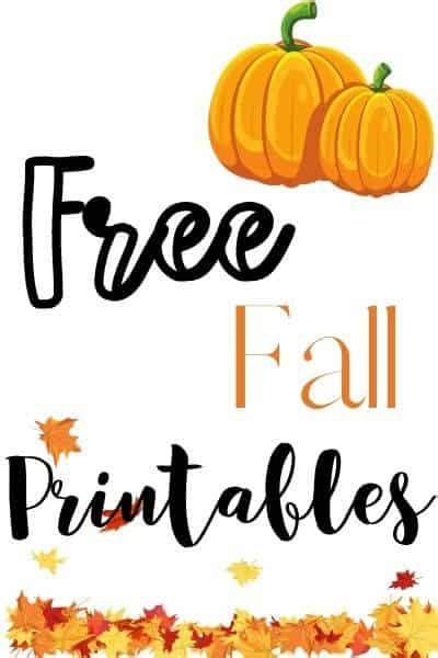 Tips for Making Your Free Fall Printables Shine