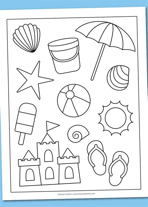 Tips for Making Your Printable Beach Coloring Session Perfect