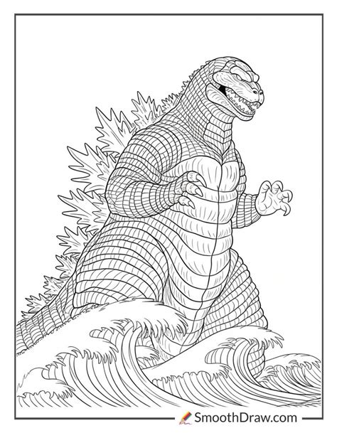 Tips for Making Your Realistic Godzilla Coloring Pages Pop!
