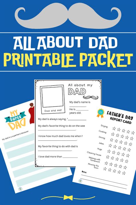 Tips for Personalizing Your "All About My Dad" Printable