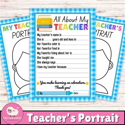 Tips for Personalizing Your "All About My Teacher" Printable