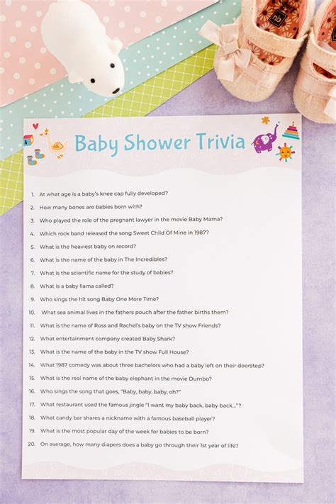 Tips for Personalizing Your Baby Shower Trivia Game