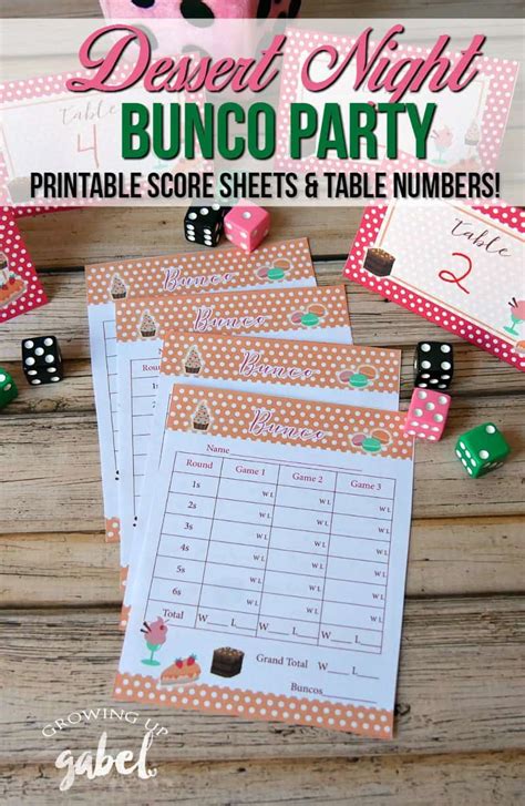 Tips for Personalizing Your Bunco Night with Printables