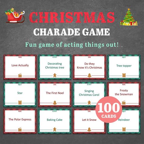 Tips for Personalizing Your Christmas Charades Game