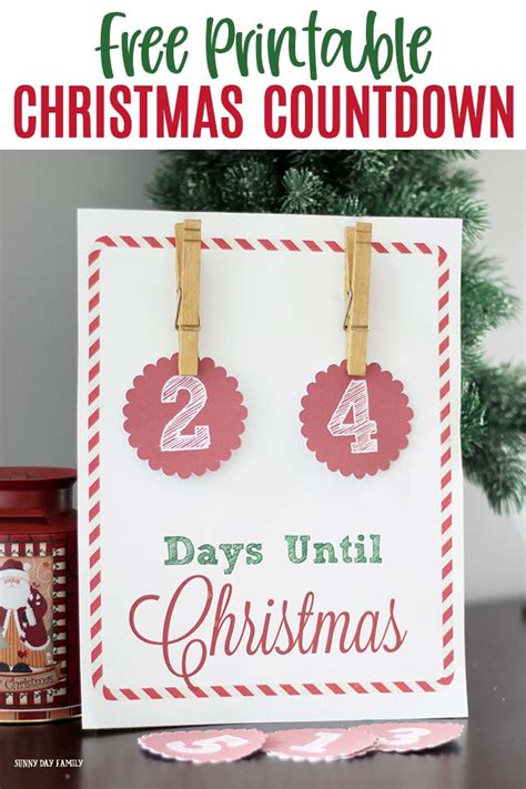 Tips for Personalizing Your Christmas Countdown Printable