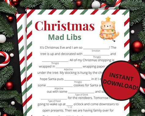 Tips for Personalizing Your Christmas Mad Libs Experience