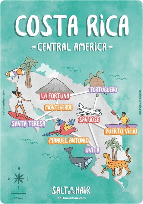 Tips for Personalizing Your Costa Rica Map Experience