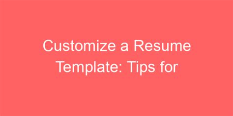 Tips for Personalizing Your Face Template Experience